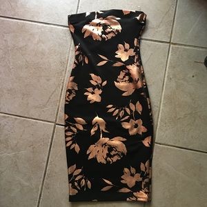 Rose Gold/Black Tight FittingDress